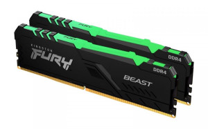 Pamięć DDR4 Fury Beast RGB 64GB(2*32GB)/3600 CL18