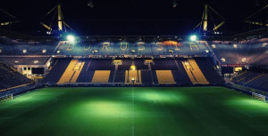 Fototapeta piłka nożna Borussia Dortmund - 4 x 2,5 m - lateksowa