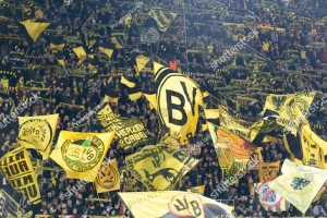 Fototapeta piłka nożna Borussia Dortmund - 3,5 x 2 m - winylowa