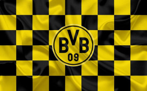 Fototapeta piłka nożna Borussia Dortmund - 4 x 2,5 m - winylowa