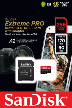 Karta microSD SanDisk Extreme Pro 256 GB