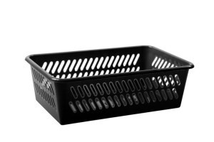 Plast Team Koszyk K2 25,3x15,8x8cm Czarny 1020..