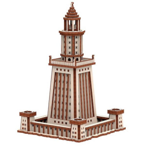 Mr.Playwood Drewniane Puzzle 3D - Latarnia Aleksandria