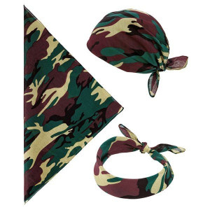 Chusta Na Głowę Bandana Moro Wojsko Żółnierz