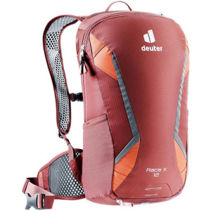 Plecak rowerowy Deuter Race X - redwood / paprika