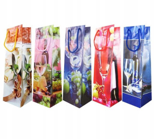 Torebka prezentowa na alkohol 36x11x9,8 cm