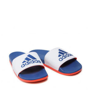 Klapki damskie ADIDAS ADILETTE Comfort białe niebieskie (GV9695) - 38
