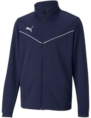 Bluza dla dzieci Puma teamRISE Training Poly Jacket Jr granatowa 657393 06