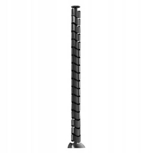 Maskownica prowadnica na kable przewody organizer biurowy czarny SPK-01B