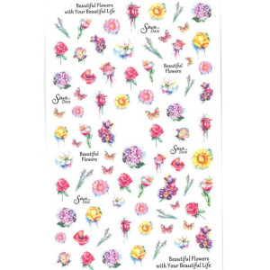 Naklejki do paznokci cienkie samoprzylepne Miss Colour Nr F648