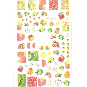 Naklejki do paznokci cienkie samoprzylepne Miss Colour Nr F644