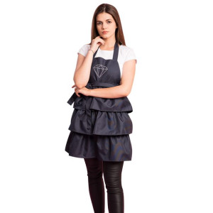 Fartuszek kosmetyczny Diamond Dance Dark Gray
