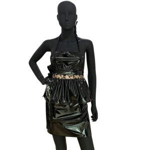 Fartuszek kosmetyczny Diamond Lejdi Lampart Black Gloss