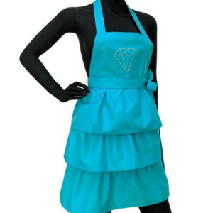 Fartuszek kosmetyczny Diamond Dance Bright Turquoise