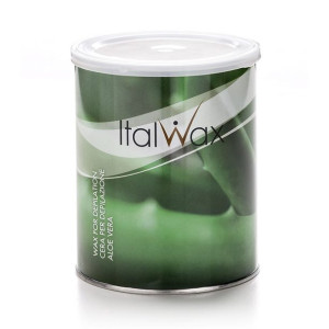 Wosk do depilacji w puszce ItalWax Aloe aromatyczny transparentny 800 ml