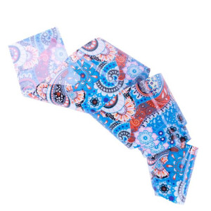 Folia transferowa 100 cm retro paisley Nr 14