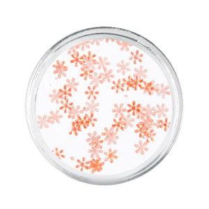 Ozdoba do paznokci Snowflakes śnieżynki pomarańczowe Nr 4