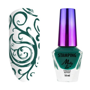 Lakier do stempli i stampingu Molly Lac 10 ml Zielony Nr 8