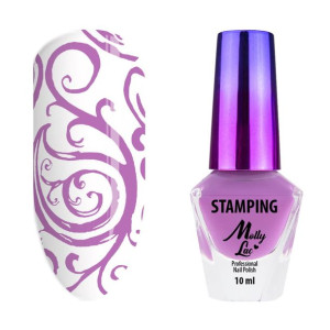 Lakier do stempli i stampingu Molly Lac 10 ml Różowy Nr 6