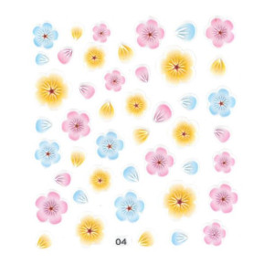 Naklejki do paznokci 5D samoprzylepne Nr 04