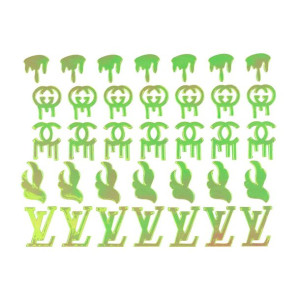 Naklejka samoprzylepna kształty logotypy Nr 21