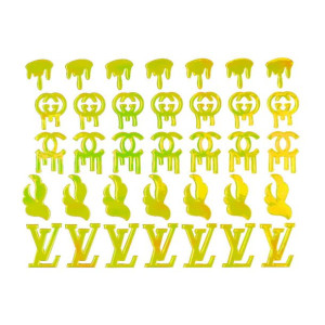 Naklejka samoprzylepna kształty logotypy Nr 19