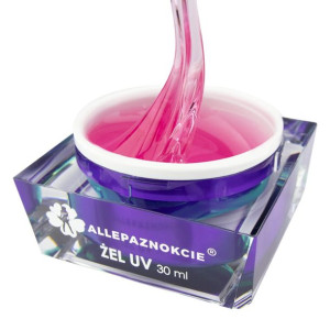 Żel do paznokci budujący Allepaznokcie Perfect French Transparent Pink 30 m