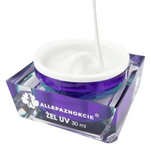 Żel do paznokci budujący Allepaznokcie Jelly Total White 30 ml