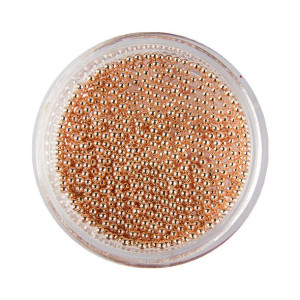 Ozdoba do paznokci Bulion Lux kawior Rose Golden 1 mm 4 g Nr 3