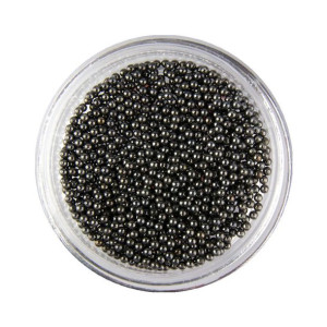 Ozdoba do paznokci Bulion Lux kawior Black 1 mm 4 g Nr 4