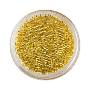 Ozdoba do paznokci Bulion Lux kawior Golden 0,8 mm 4 g Nr 2