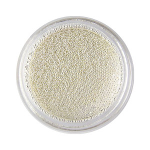 Ozdoba do paznokci Bulion Lux kawior Silver 0,6 mm 4 g Nr 1