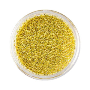 Ozdoba do paznokci Bulion Lux kawior Golden 0,6 mm 4 g Nr 2