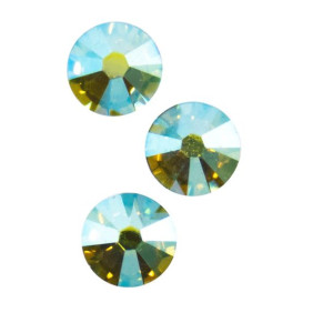 Ozdoba do paznokci Cyrkonie Swarovski SS10 214 Peridot AB 50 szt