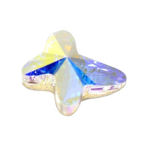 Ozdoba do paznokci Swarovski motyl crystal aurora boreale 8 mm 1 szt