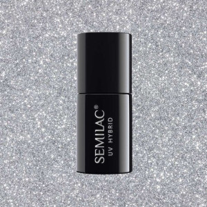 Lakier hybrydowy Semilac Silver Dust 7 ml Nr 093