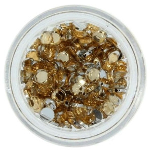 Ozdoba do paznokci cyrkonie imitacja szkła 3 mm 200 szt Nr 02