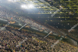 Fototapeta piłka nożna Borussia Dortmund II - 3,1 x 2,5 m - winylowa