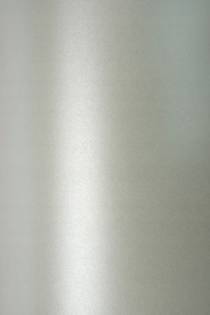 [ MG.15 ] Papier perłowy Sirio 300g Platinum srebrny 10A5 / al *   Papier S