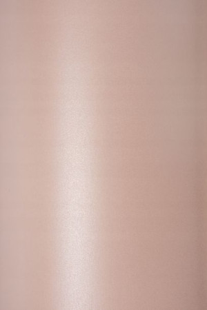 [ MG.12 ] Papier perłowy Sirio 300g Misty Rose różowy 10A5 / al *   Papier