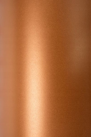 [ MG.11 ] Papier perłowy Sirio 125g Copperplate miedź 10A5 / al *   Papier