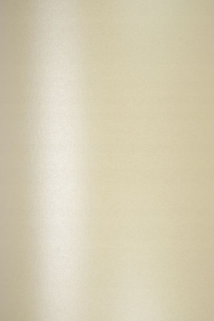 [ MG.4 ] Papier ozdobny perłowy Majestic 250g ecru 10A5 / al *   Papier Maj