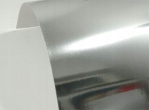 [ MB/C 4-5 ] Papier ozdobny lustro Mirror 225g srebrny 10A5 / al *   Papier