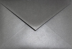 [ F.3.0 ] Koperty perłowe C6 Aster Metallic szare 500szt. / al *   Koperta