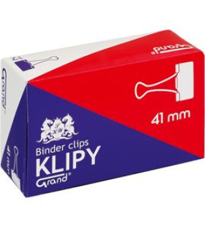 Klipy klipsy biurowe 41mm (1 5/8') GRAND 12 szt.