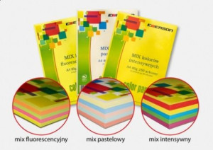 Papier Emerson, Mix pastelowy, 5 kolorów x 20 ark.