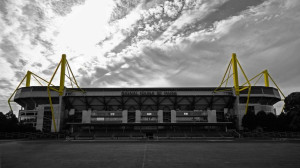 Fototapeta piłka nożna Borussia Dortmund III - 4 x 2,5 m - lateksowa