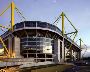 Fototapeta piłka nożna Borussia Dortmund III - 2 x 1,5 m - winylowa