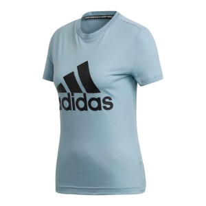 Adidas Koszulka Dy7734 W Mh Bos Tee Niebieski