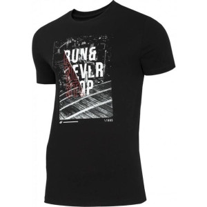 T-shirt Męski 4f H4z20-tsm023 Czarny